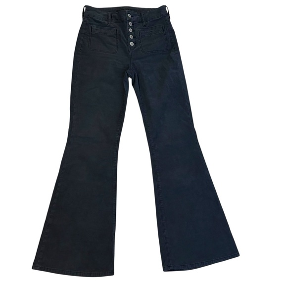 American Eagle Outfitters Denim - American Eagle Outfitters Black Stretch Corduroy Jeans Size 4